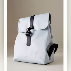 NWT, Rains, Bucket BackpacK, in Wins/Black Accents, MSRP $125